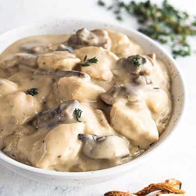 Creamy Chicken and Wild Mushroom