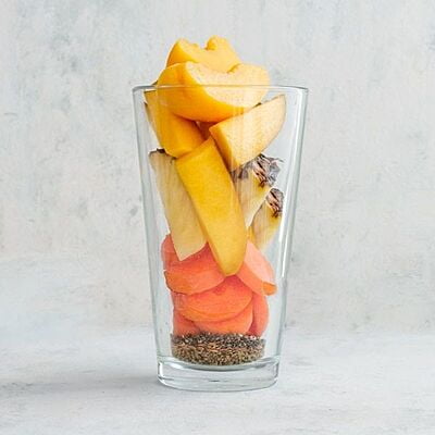 Mango, Pineapple, Hemp Smoothie 